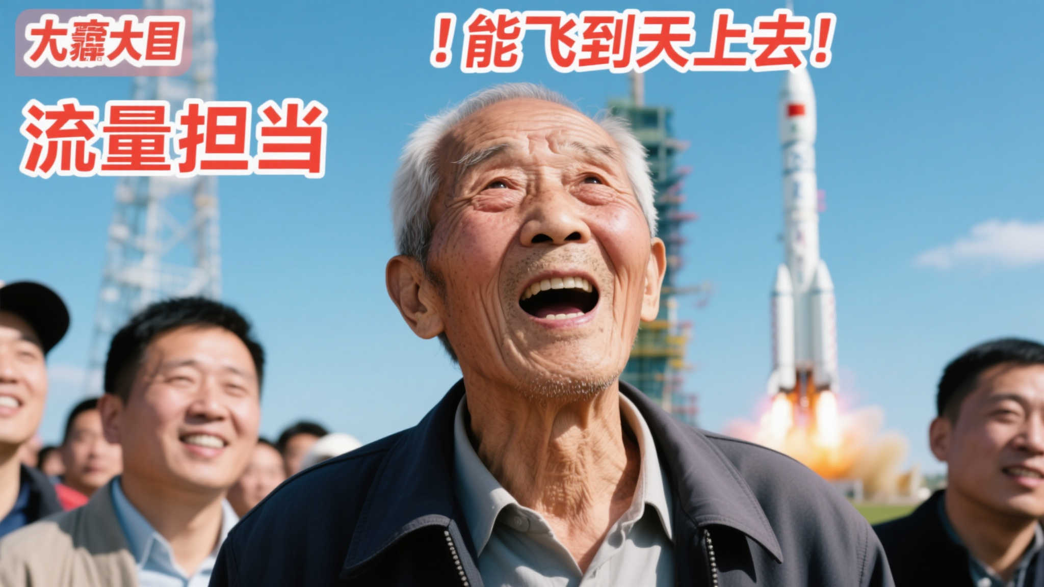 日照海上火箭发射现场,一位大爷意外走红! 日照海上火箭发射现场,一位大爷意外走红!